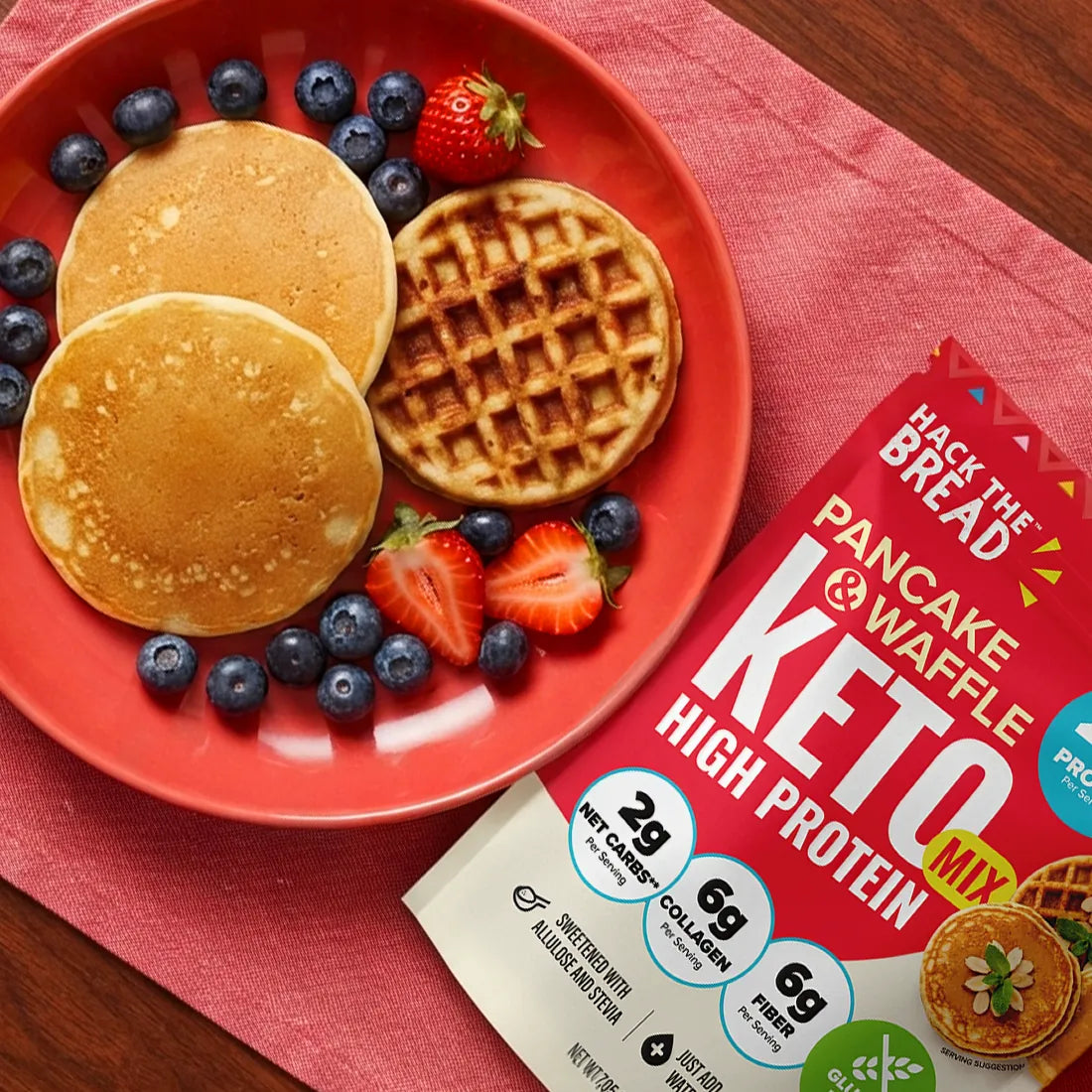 Pancake and waffle keto mix