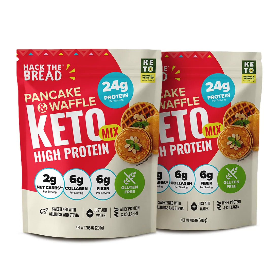 Keto Pancake And Waffle Mix (2 pack)