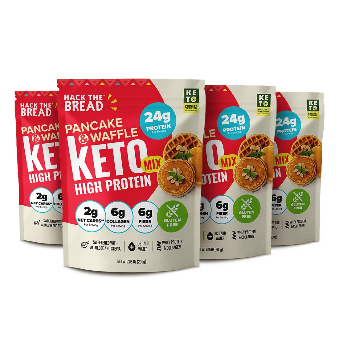 Keto Pancake And Waffle Mix (4 pack)