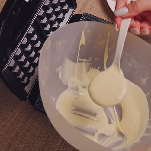 How to make waffles with Hack The Bread mix